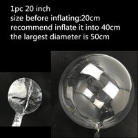 Reusable Luminous LED Balloon Transparent Round