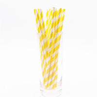25pcs Bamboo Paper Straws