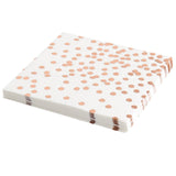 20 PCS/Pack Rose Gold Point Dot Napkin Paper