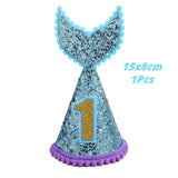 Little Mermaid Party Crown Headband Mermaid Tail Hat