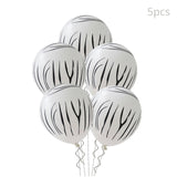 Animal Foil Balloons Jungle Party Decor and Tableware Set