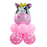 Animal Foil Balloons Jungle Party Decor and Tableware Set