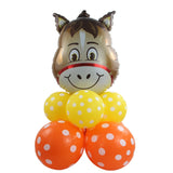 Animal Foil Balloons Jungle Party Decor and Tableware Set