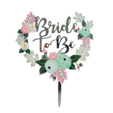 Bride Party Acrylic Cake Toppers