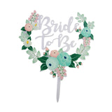 Bride Party Acrylic Cake Toppers