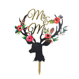 Bride Party Acrylic Cake Toppers