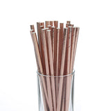8 Pcs Rose Gold Disposable Tableware Pineapple