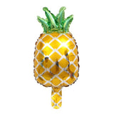 8 Pcs Rose Gold Disposable Tableware Pineapple