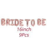 Bride Be To Rose Gold Metallic Tassels Garlands