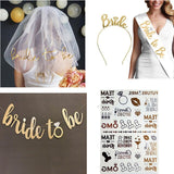 Bride Be To Rose Gold Metallic Tassels Garlands