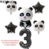 Panda Foil Balloons  Set 32inch