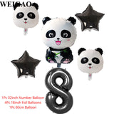 Panda Foil Balloons  Set 32inch