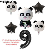 Panda Foil Balloons  Set 32inch