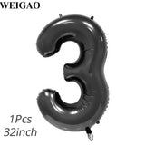 Panda Foil Balloons  Set 32inch