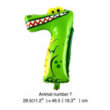 1pc 16inch Animal Number 0-9 Ballons
