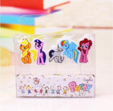 5pcs/lot Unicorn Moana Emoji Spiderman Party Candles