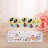 5pcs/lot Unicorn Moana Emoji Spiderman Party Candles