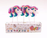 5pcs/lot Unicorn Moana Emoji Spiderman Party Candles