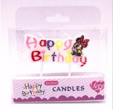 5pcs/lot Unicorn Moana Emoji Spiderman Party Candles