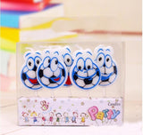 5pcs/lot Unicorn Moana Emoji Spiderman Party Candles