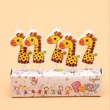 5pcs/lot Unicorn Moana Emoji Spiderman Party Candles